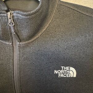 The North Face Charcoal Ribbed Knited Jacket XXL